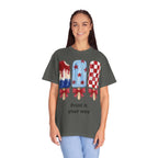 Patriotic Popsicle T-Shirt — Red, White & Blue Fourth of July Tee