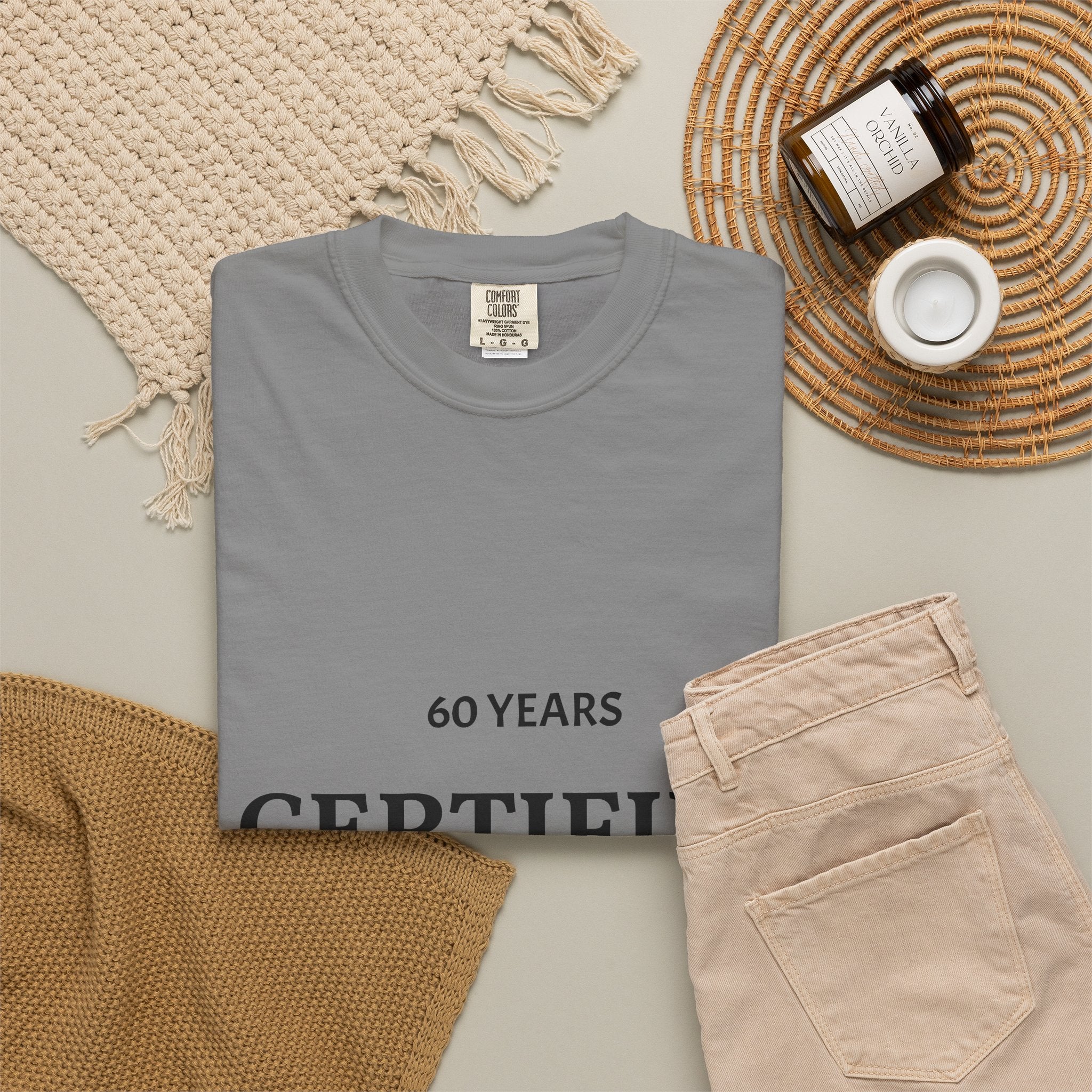 Certified Classic T-Shirt - 60 Years Retro Minimalist Tee