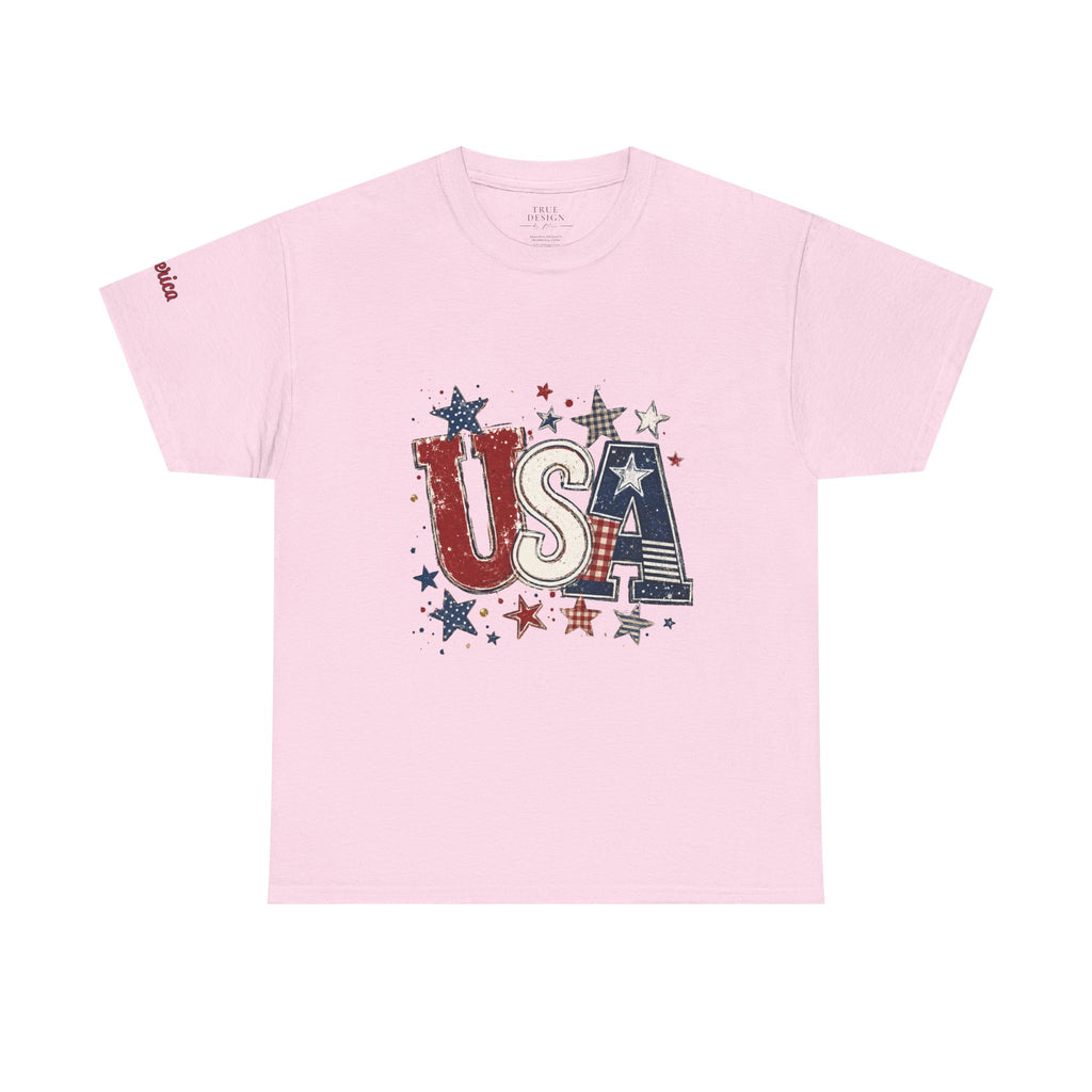 Patriotic USA Stars T-Shirt — Fourth of July American Flag Tee