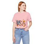 USA Flag Stars T-Shirt — Patriotic American Independence Day Tee