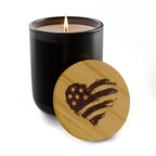 Engraved 14oz Scented Soy Candle with Bamboo Lid