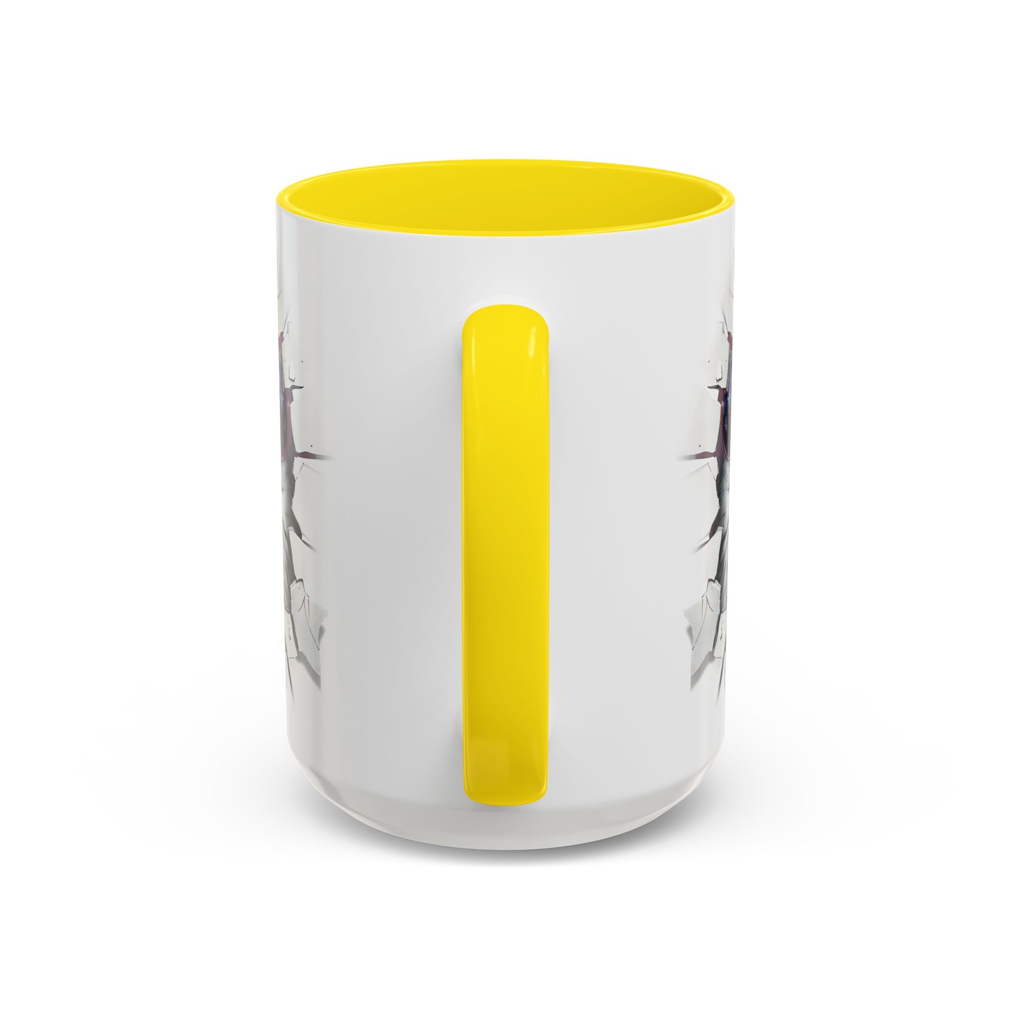 American Eagle Coffee Mug with USA Flag Accent Design