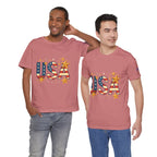 USA Flag Stars T-Shirt — Patriotic American Independence Day Tee