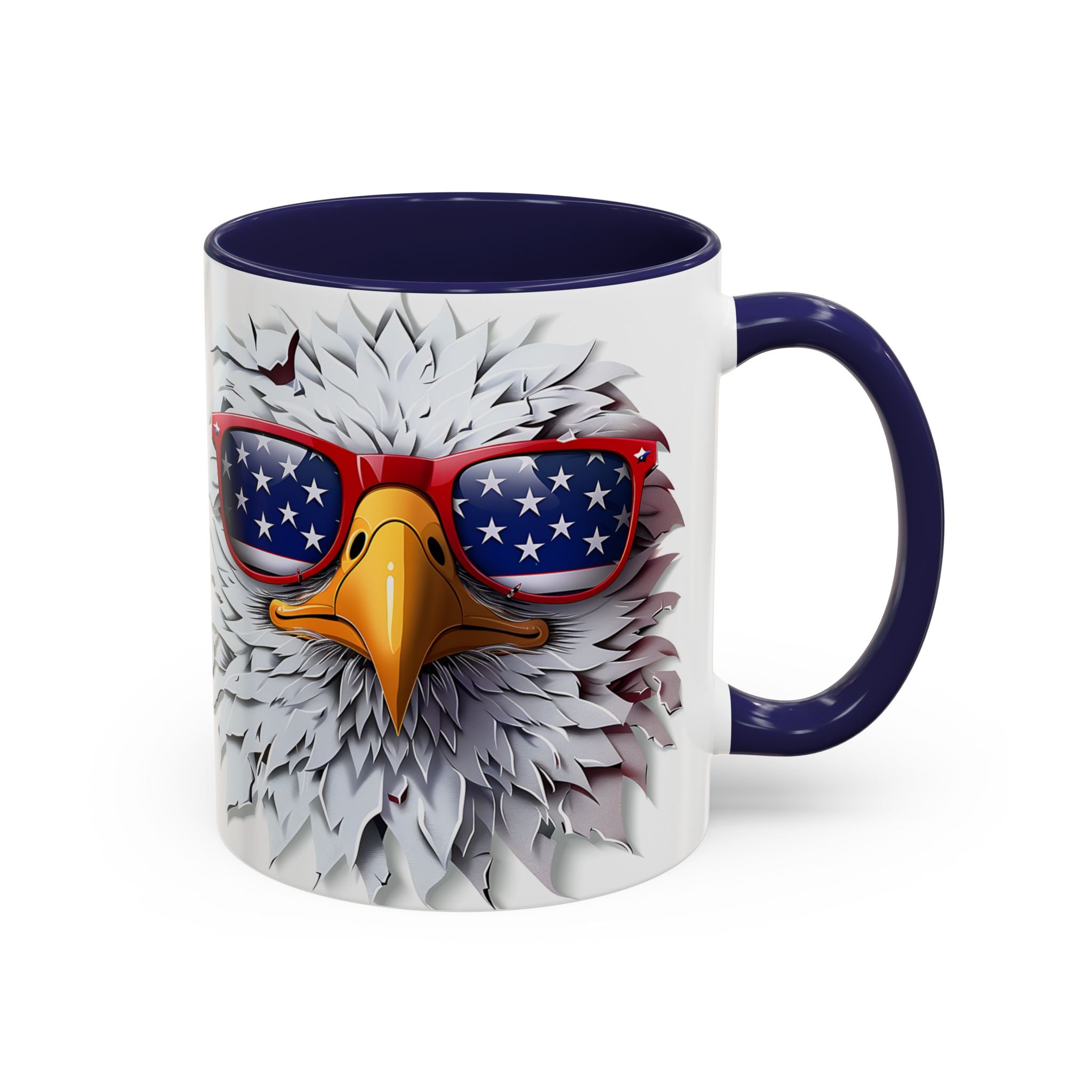 Patriotic Eagle Coffee Mug – Bold Design for Coffee Lovers