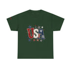 Patriotic USA Stars T-Shirt — Fourth of July American Flag Tee