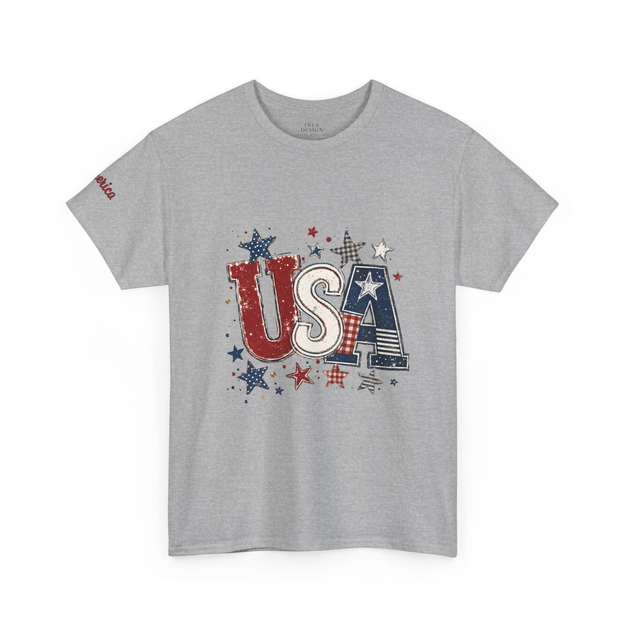 Patriotic USA Stars T-Shirt — Fourth of July American Flag Tee