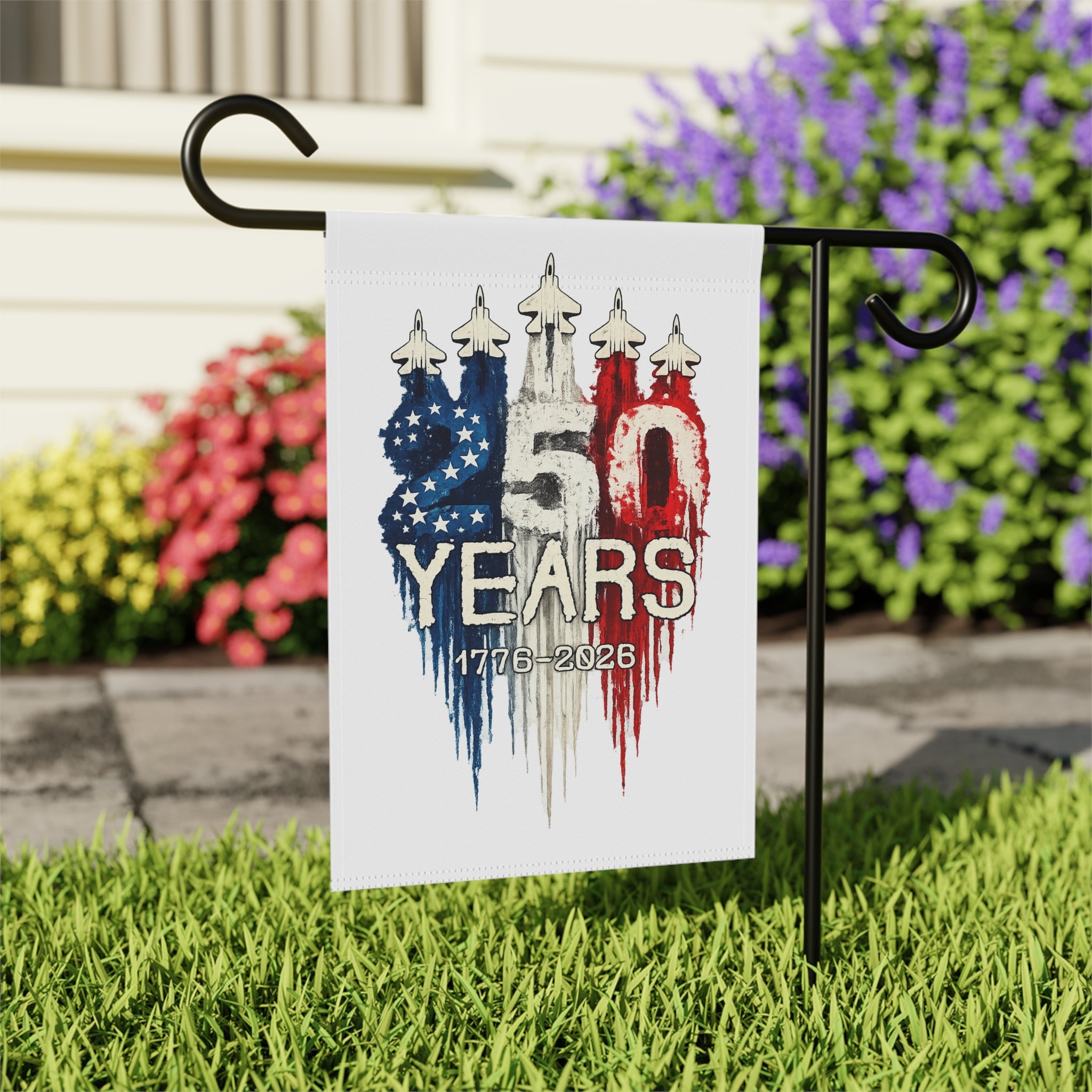 Patriotic Garden Flag for 250th Anniversary Commemorations
