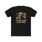 Graphic Tee Featuring Washington Portrait and Flag