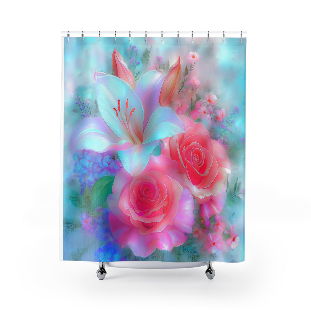Floral Dream Shower Curtain for Tranquil Bathrooms