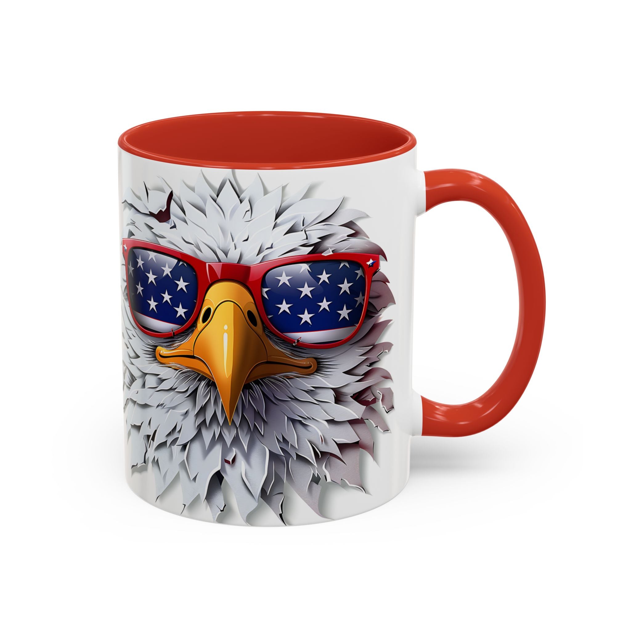Patriotic Eagle Coffee Mug – Bold Design for Coffee Lovers