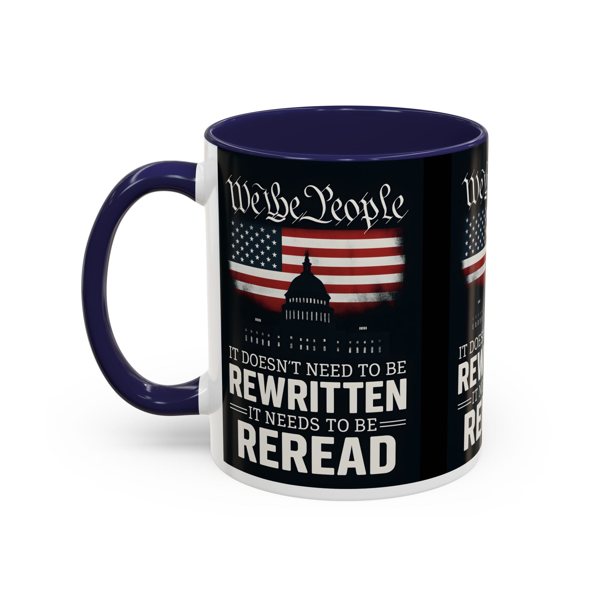 Patriotic We the People Coffee Mug - 11 & 15 oz