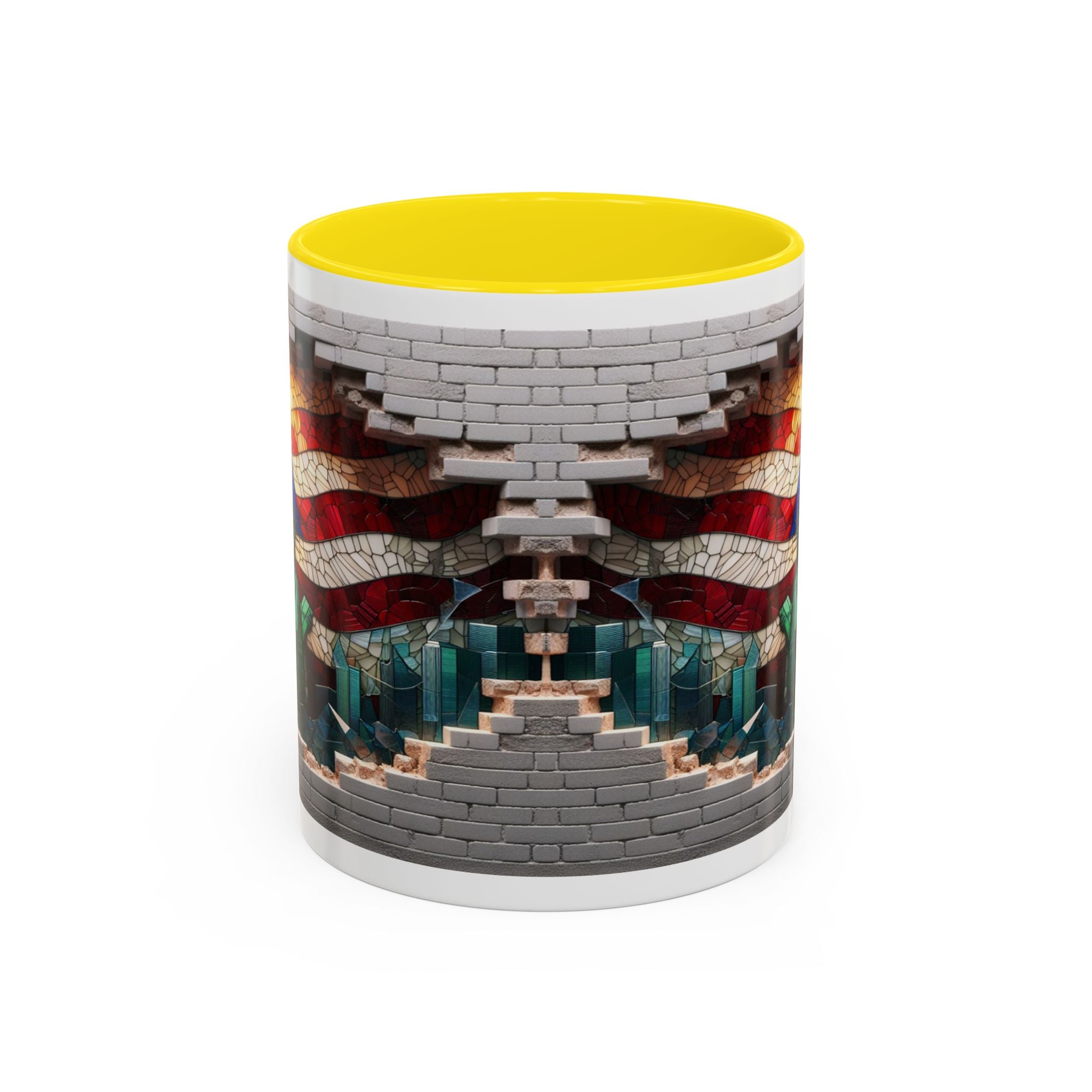 American Flag & Statue of Liberty Accent Coffee Mug – Patriotic USA Ceramic Mug