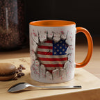 American Flag Coffee Mug – Patriotic Design