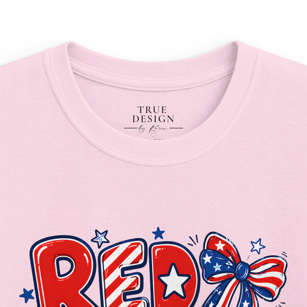 Kids Patriotic Fourth of July Shirt - Red White & 250 Tee