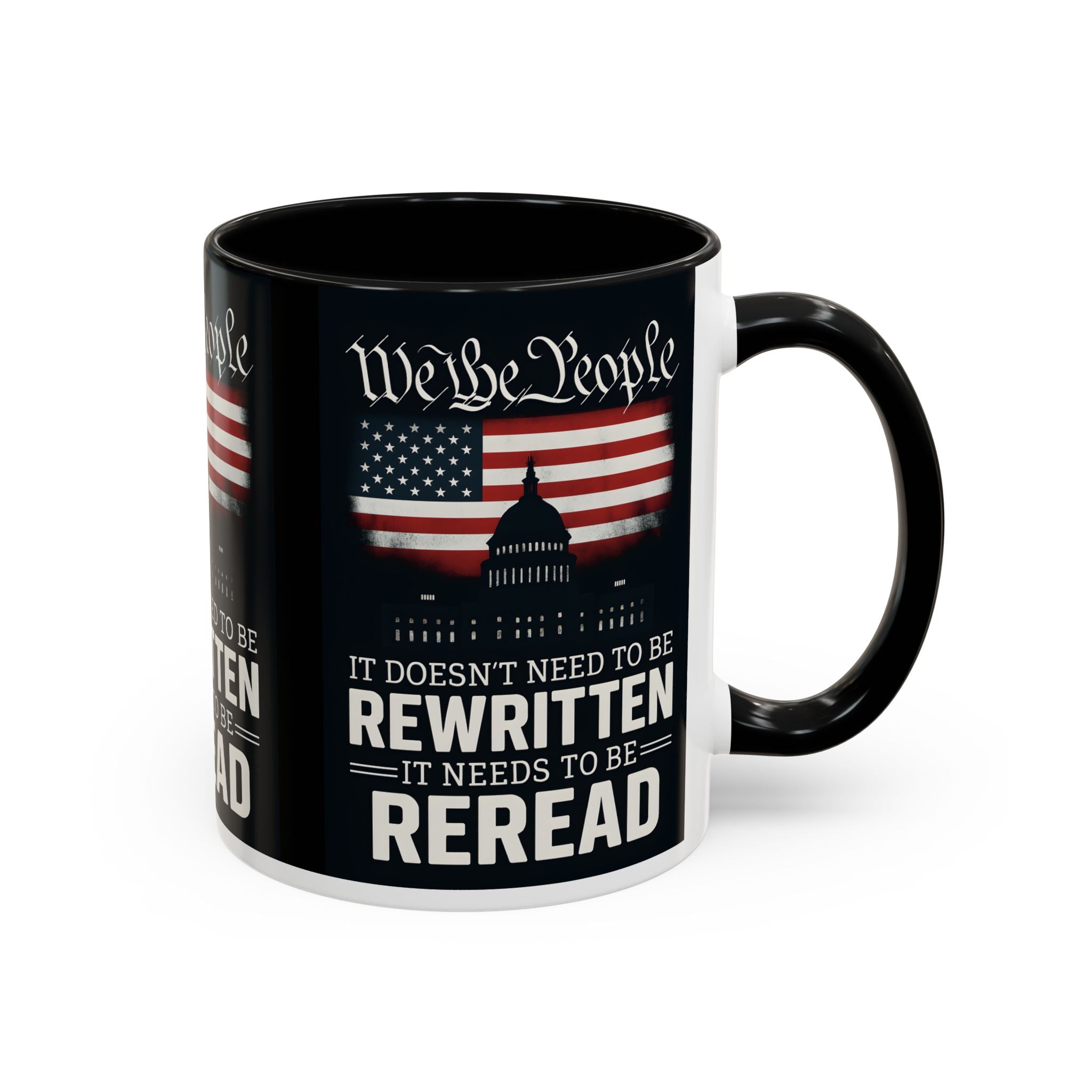 Patriotic We the People Coffee Mug - 11 & 15 oz