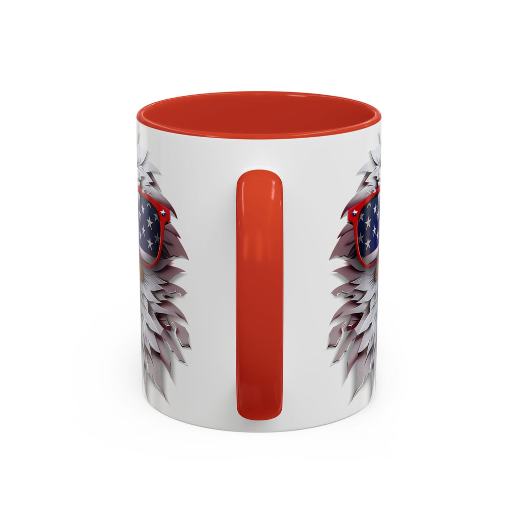 Patriotic Eagle Coffee Mug – Bold Design for Coffee Lovers