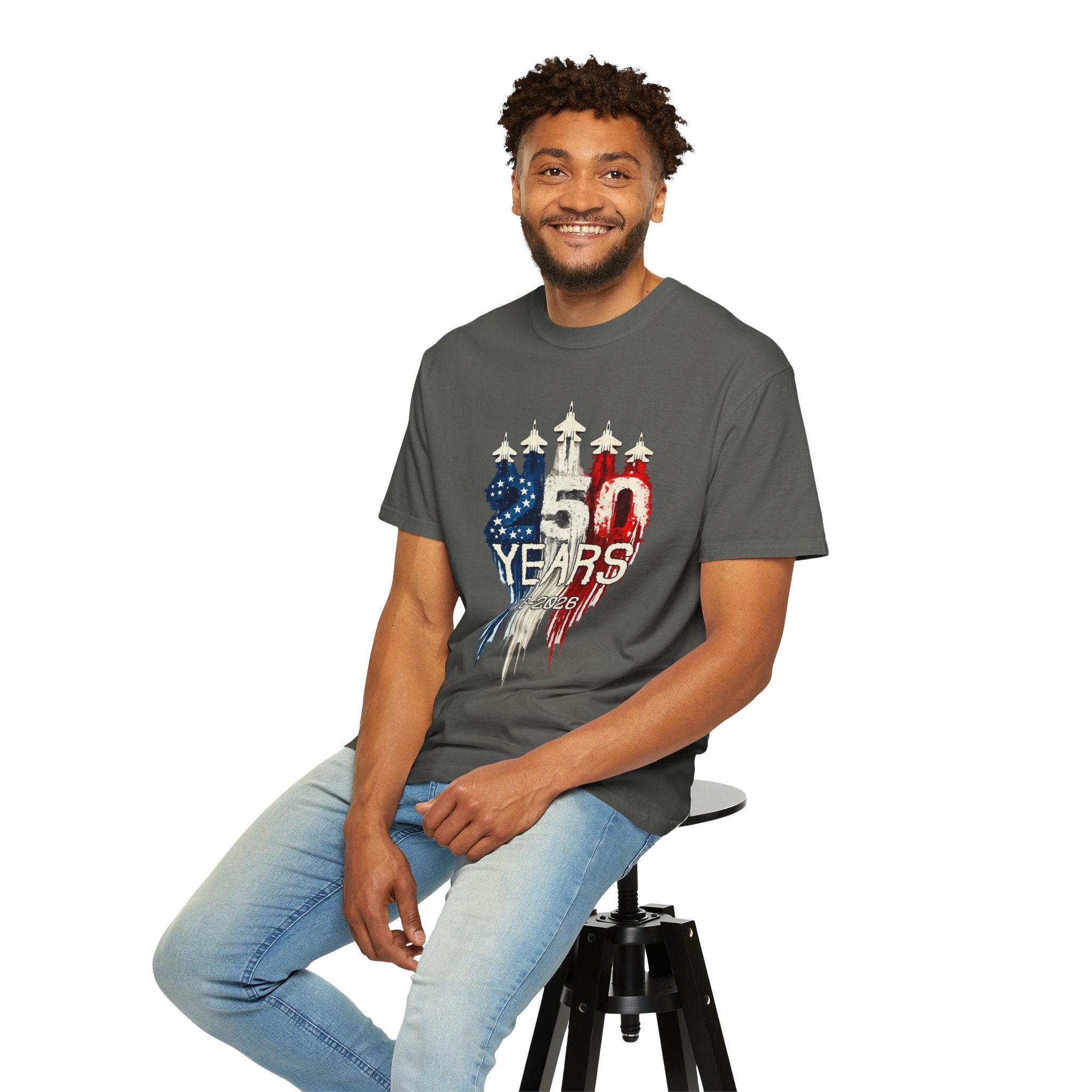 250 Years Patriotic T-Shirt Celebrating 1776–2026