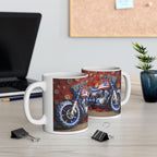 Vintage Patriot Motorcycle Ceramic Mug for Every Occasion