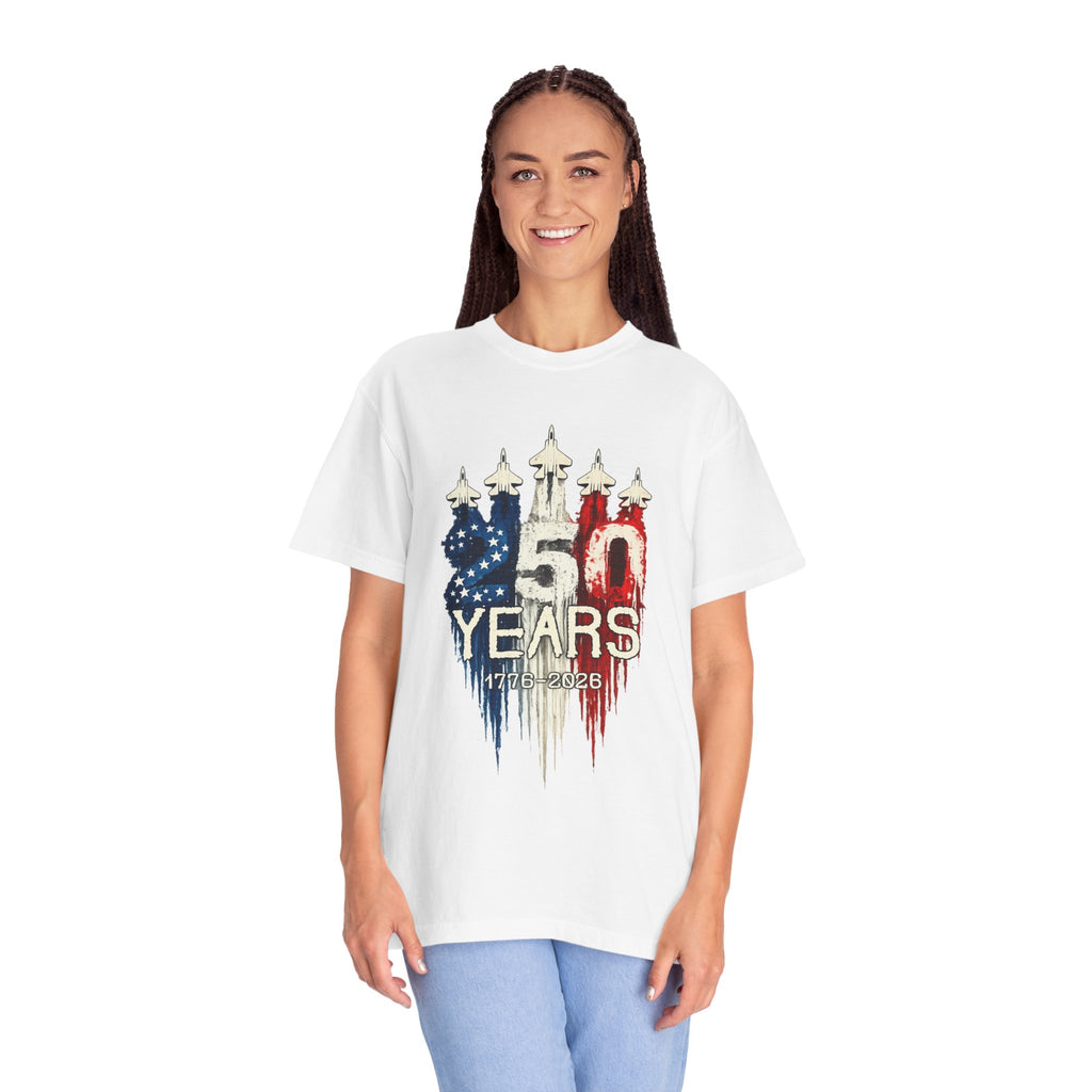 250 Years Patriotic T-Shirt Celebrating 1776–2026
