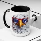 Patriotic Eagle Coffee Mug – Bold Design for Coffee Lovers