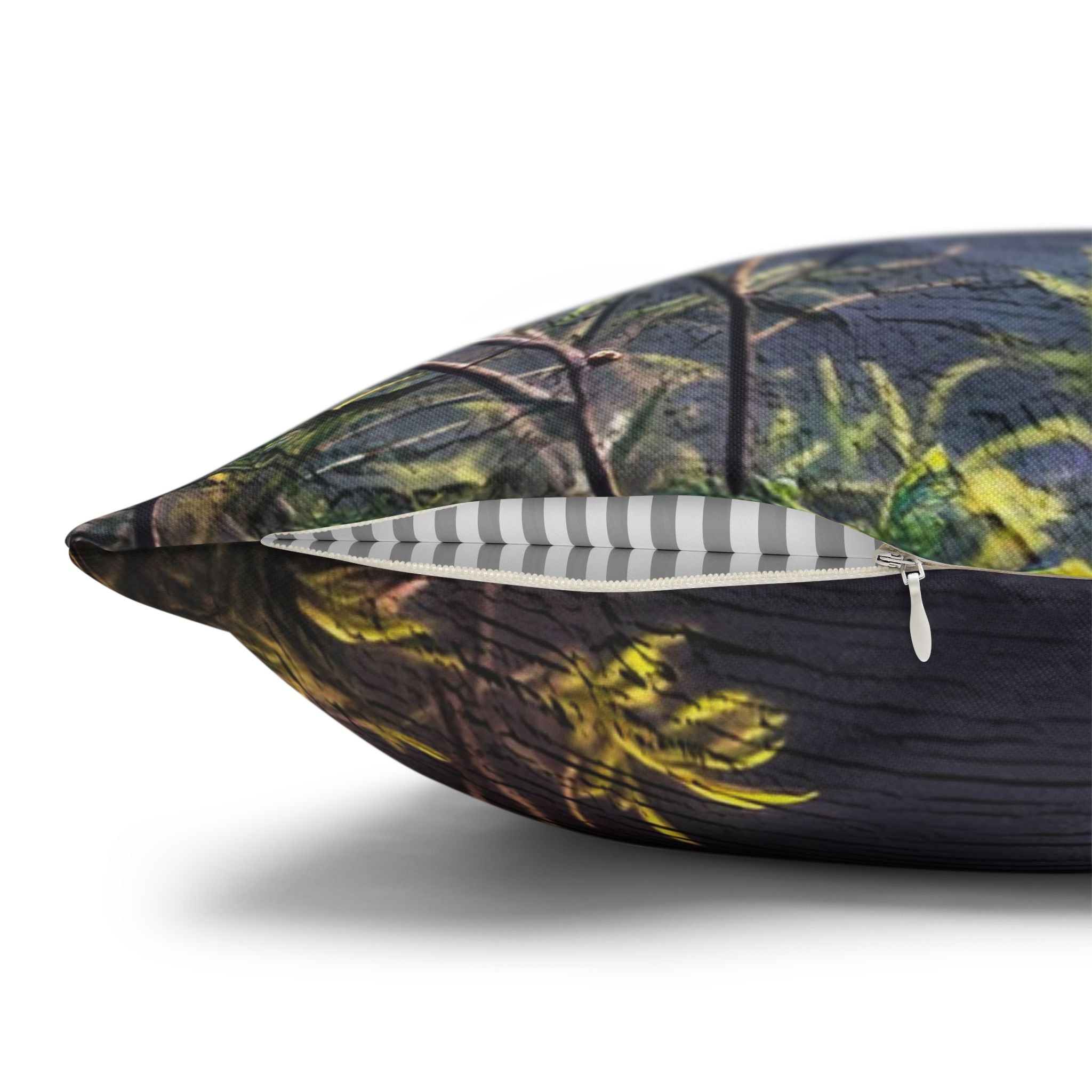 Blue and Yellow Butterfly Decorative Pillow Cover