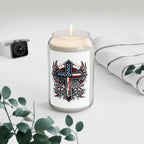 Patriotic Cross Soy Candle - One Nation Under God Scent