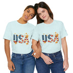 USA Flag Stars T-Shirt — Patriotic American Independence Day Tee