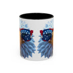 Patriotic Eagle Coffee Mug with American Flag Sunglasses