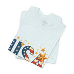USA Flag Stars T-Shirt — Patriotic American Independence Day Tee