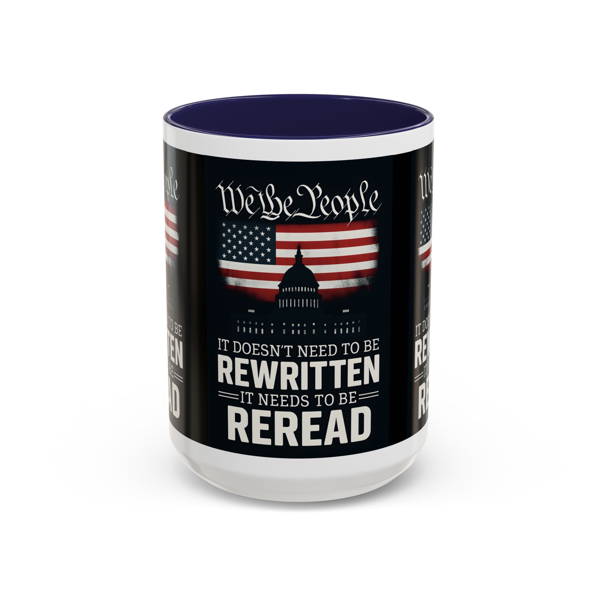 Patriotic We the People Coffee Mug - 11 & 15 oz