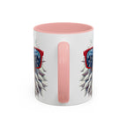 Patriotic Eagle Coffee Mug with American Flag Sunglasses