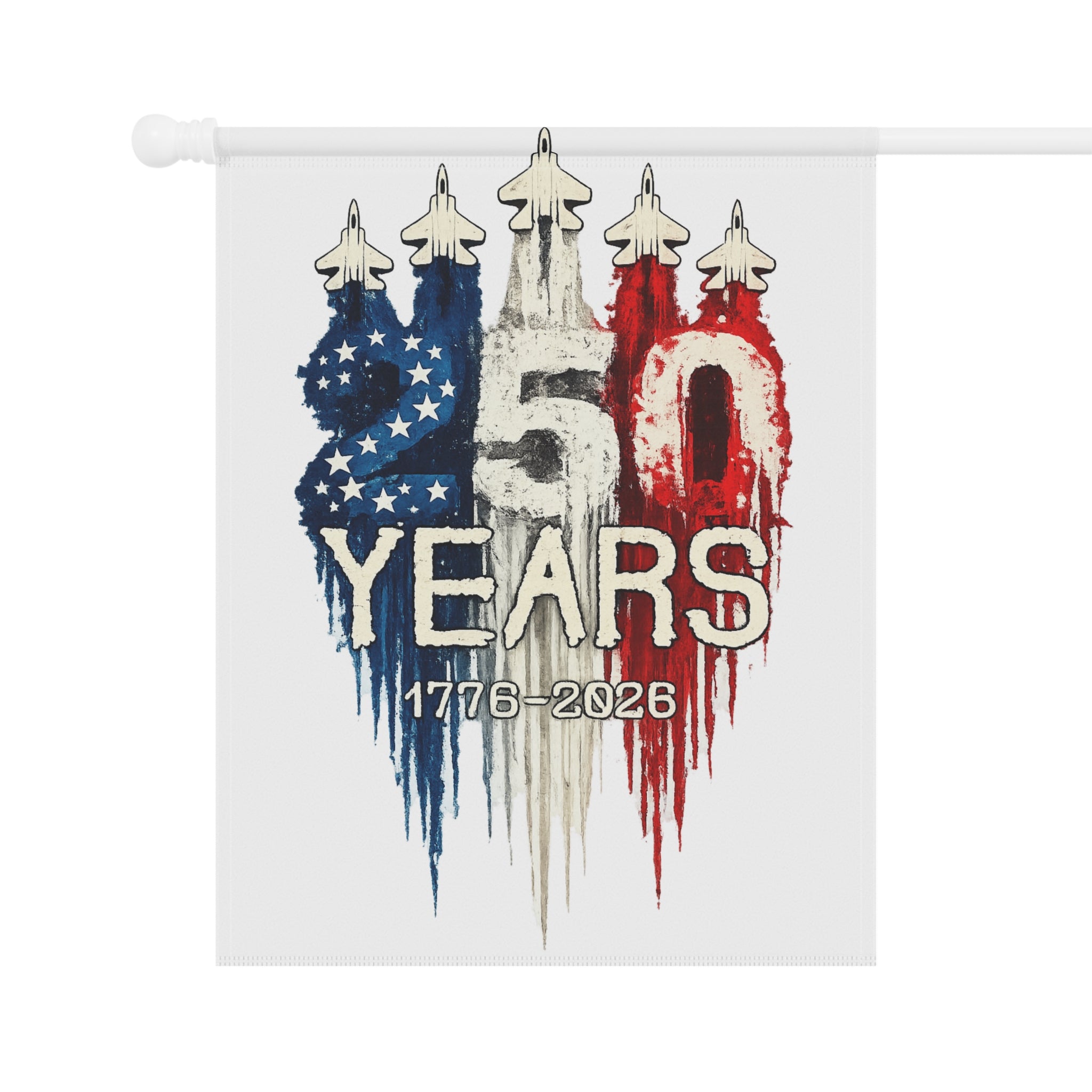 Patriotic Garden Flag for 250th Anniversary Commemorations
