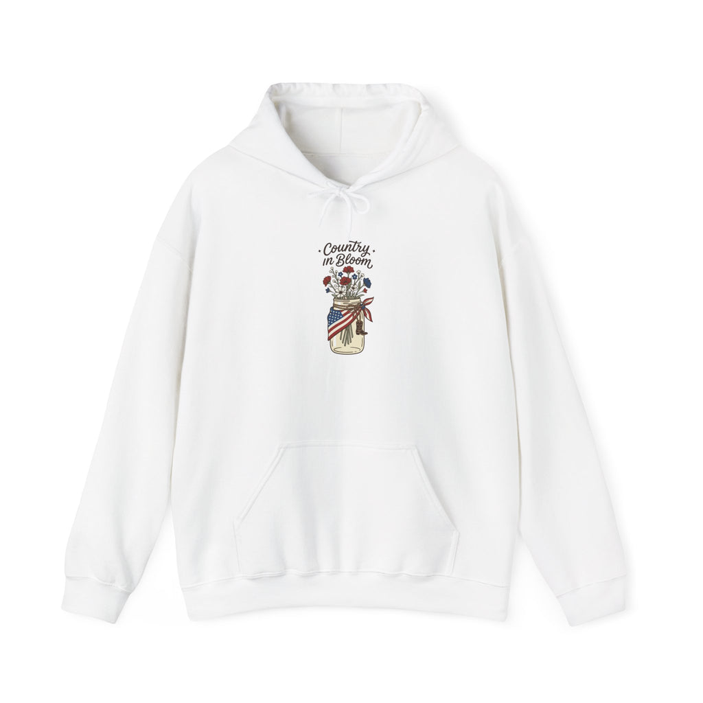 Country in Bloom hoodie | Coastal Cowgirl western chic jar floral design