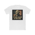Graphic Tee Featuring Washington Portrait and Flag