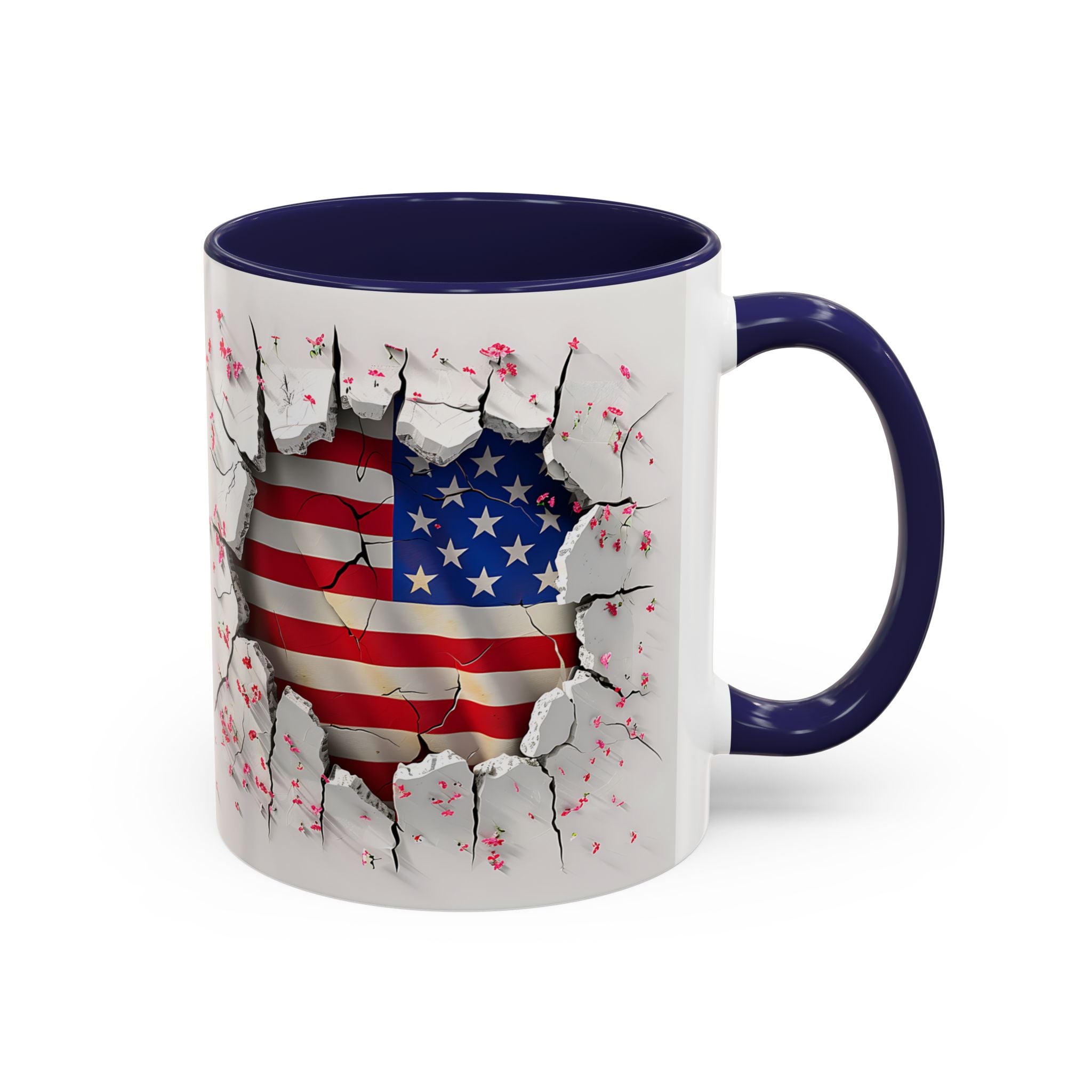 American Flag Coffee Mug – Patriotic Design