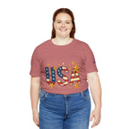 USA Flag Stars T-Shirt — Patriotic American Independence Day Tee