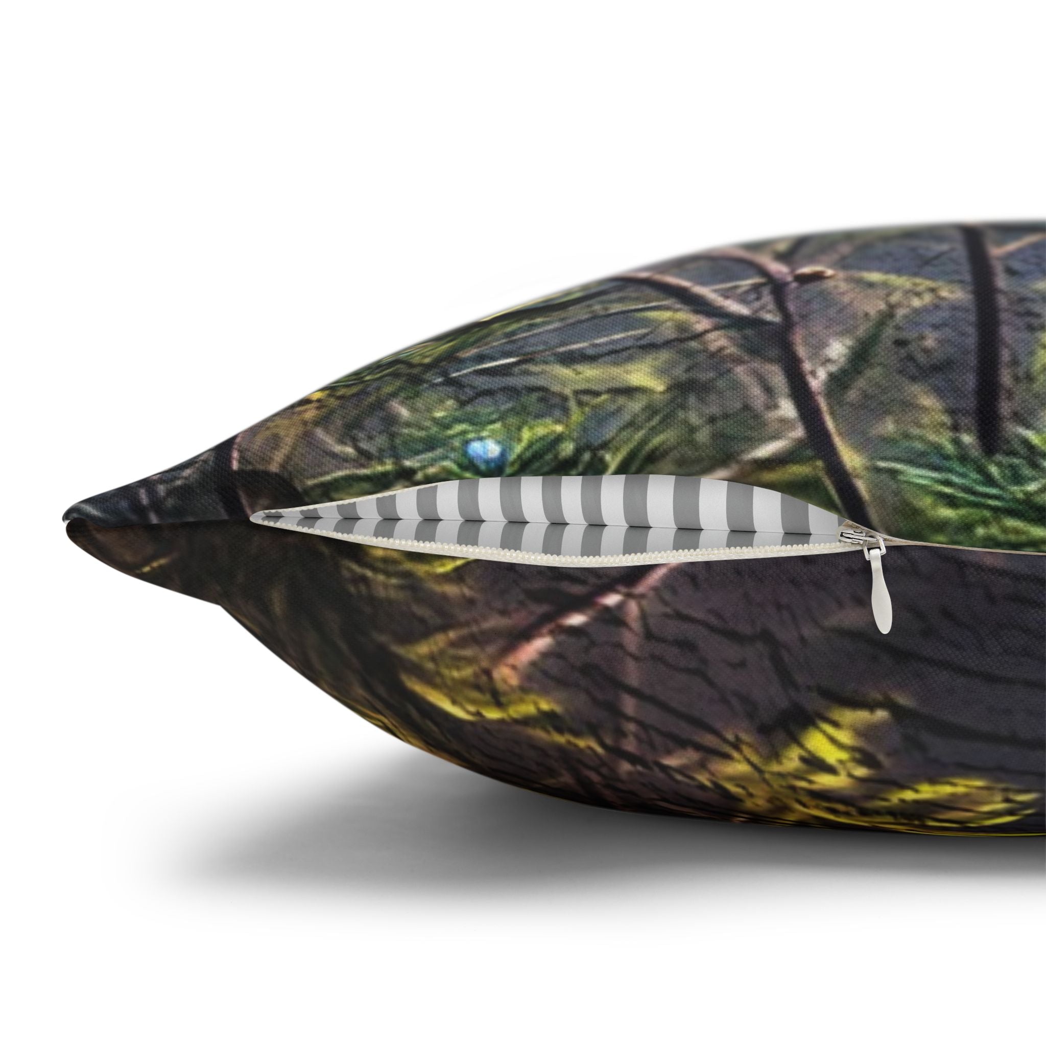Blue and Yellow Butterfly Decorative Pillow Cover