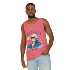 Party Like It's 1776 Tank Top — Patriotic George Washington Graphic