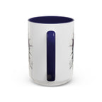 American Eagle Coffee Mug with USA Flag Accent Design