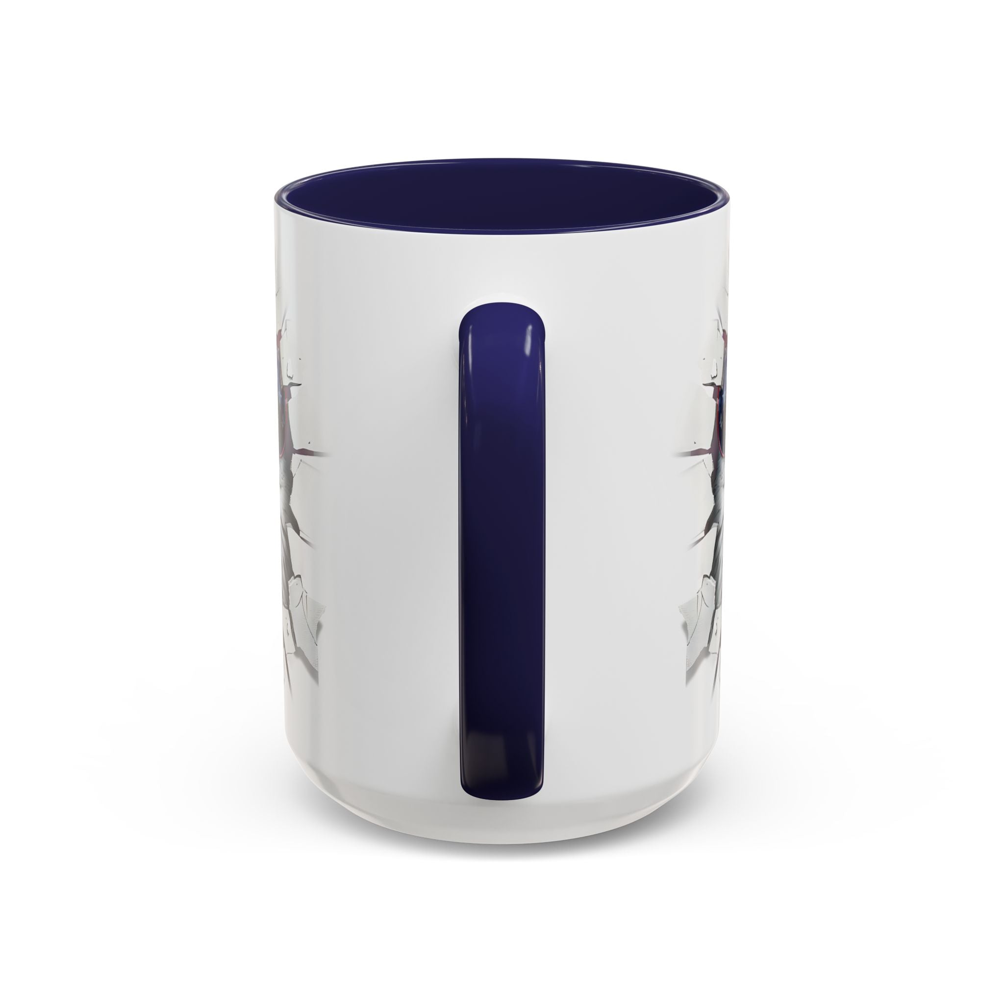 American Eagle Coffee Mug with USA Flag Accent Design