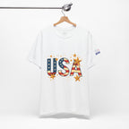 USA Flag Stars T-Shirt — Patriotic American Independence Day Tee