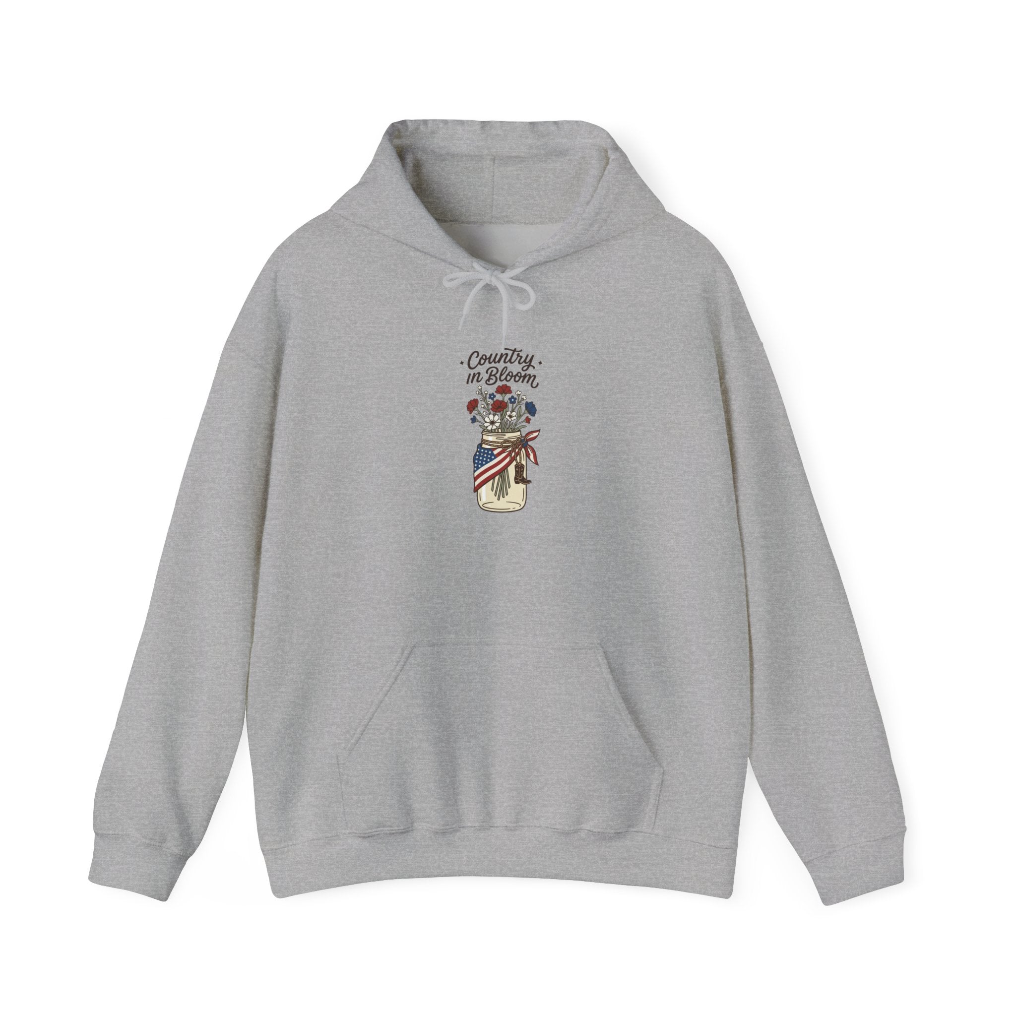 Country in Bloom hoodie | Coastal Cowgirl western chic jar floral design