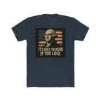 Graphic Tee Featuring Washington Portrait and Flag