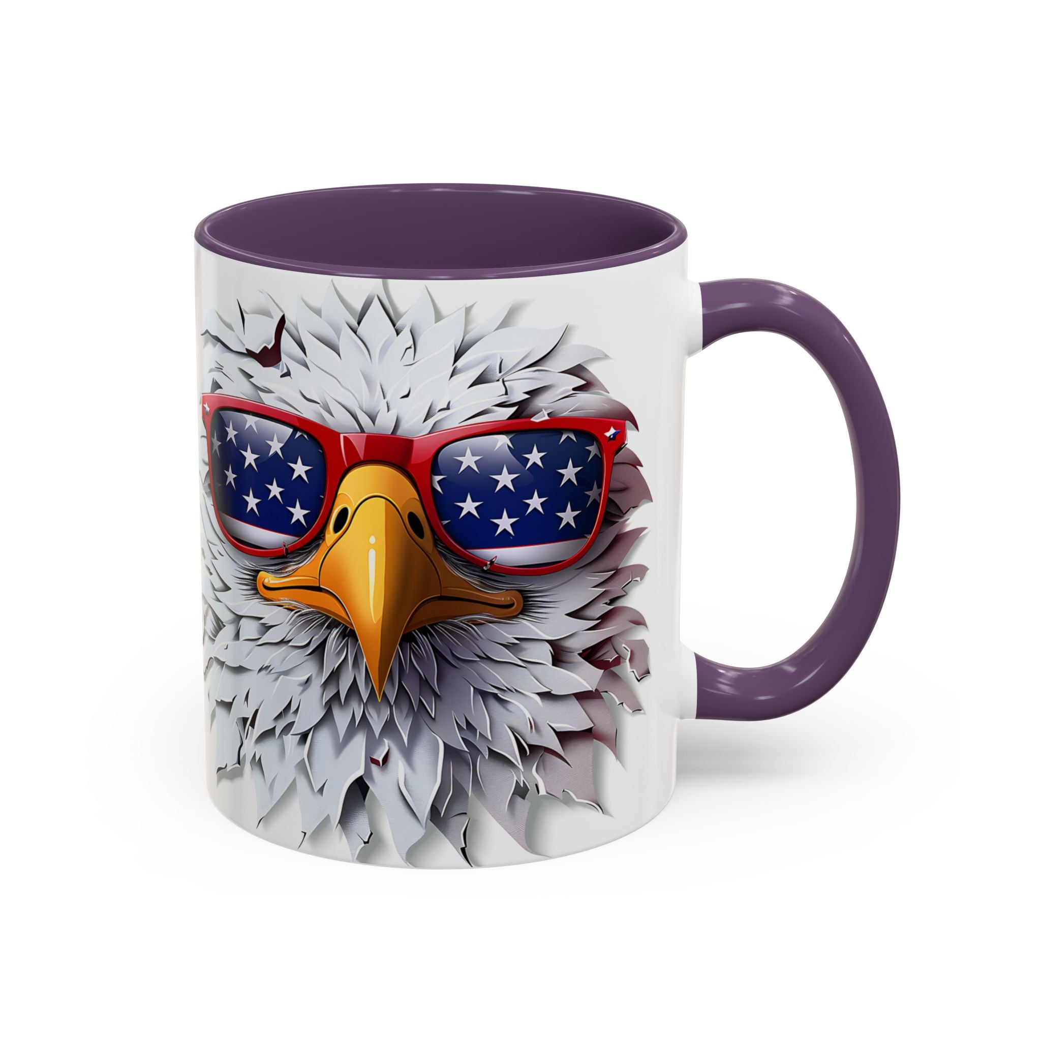 Patriotic Eagle Coffee Mug – Bold Design for Coffee Lovers