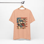 Dog's are Patriotic Too (American Flag, Funny 4th of July Shirt)