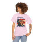 Patriotic George Washington Tee — "They Hate U.S. Because They Ain't U.S."