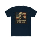 Graphic Tee Featuring Washington Portrait and Flag