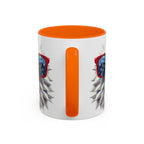 Patriotic Eagle Coffee Mug with American Flag Sunglasses