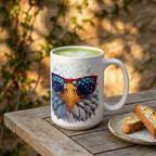 Eagle Sunglasses Ceramic Mug for Coffee Lovers