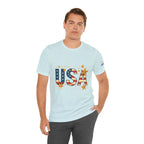 USA Flag Stars T-Shirt — Patriotic American Independence Day Tee